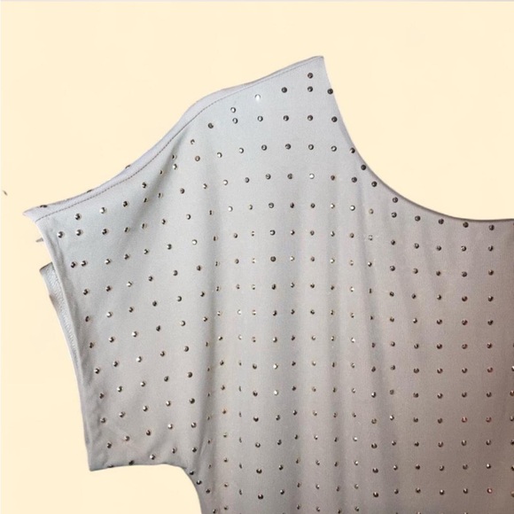 Trina Turk Gold Studded Elastic Waist Jumpsuit 8 - Picture 6 of 15